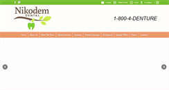 Desktop Screenshot of nikodemdental.com